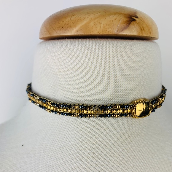 Unique, hard to find Gas Bijoux choker w/flucky